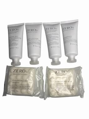 6 Pack Lot Gilchrist Soames Zero% 1.35oz Shampoo Conditioner Lotion Cleansing